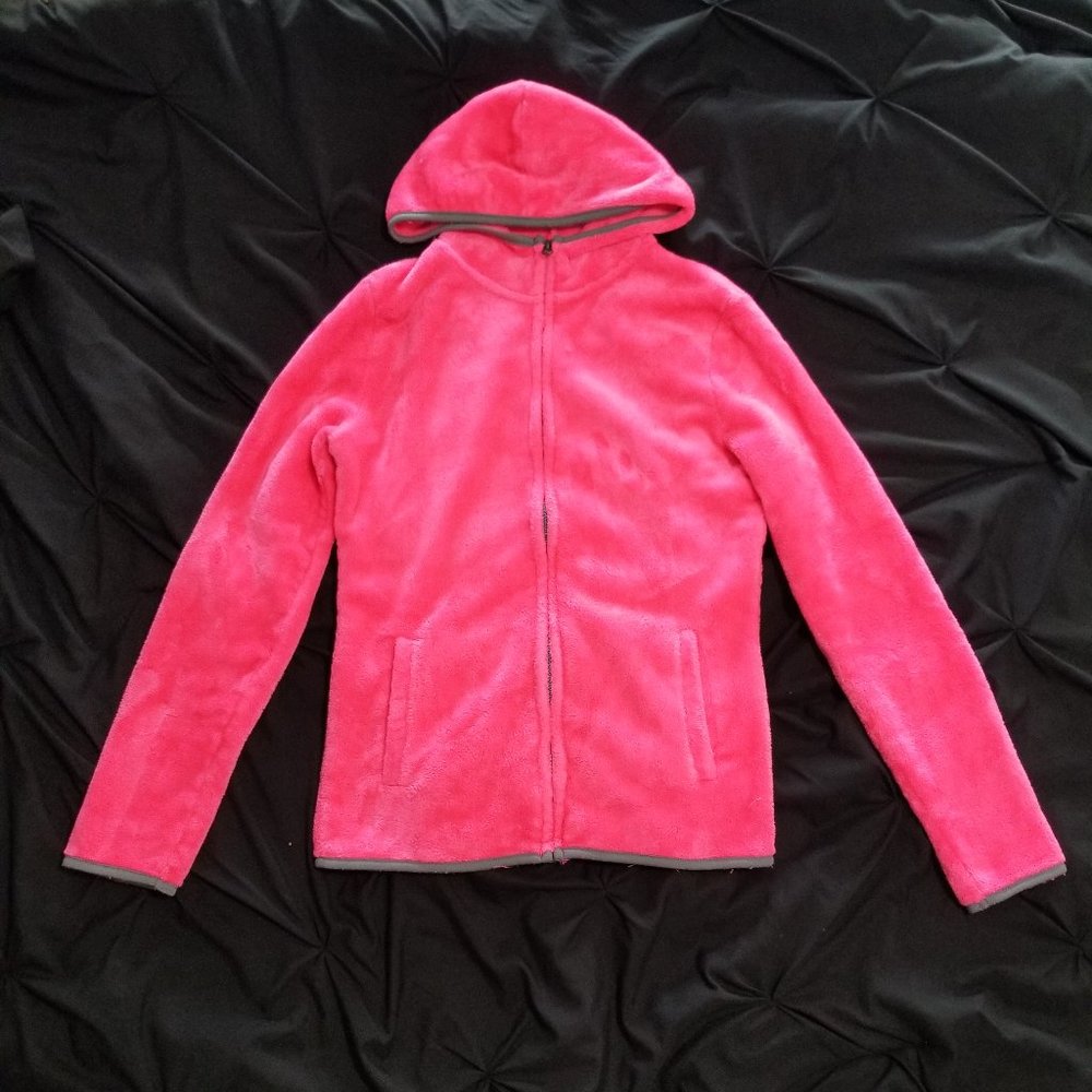 NWOT womens fleece jacket with hood